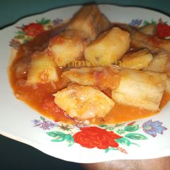 Stewed matoke A picture of Stewed matoke.