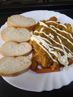 Una foto de Aperitivo de rabas con cebolla