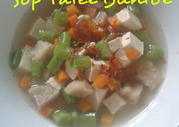 Sop Tahu Wortel Buncis Pentol