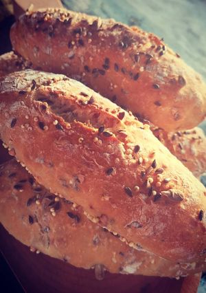 Une photo de Petit pain sans pétrissage