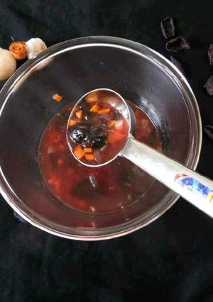 A picture of Kokum Soup.