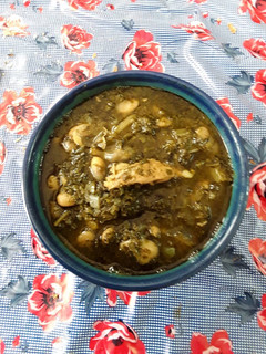 عکسی از دستور قرمه سبزی با فیله مرغ