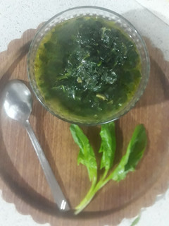 صورة لوصفة يخنة سبانخ