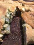 Calzone de espinaca y champignones
