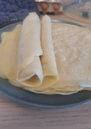 Une photo de Crêpe lait d'amande