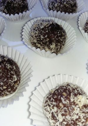 A picture of Chocoballs #Mykidsfavouritedishcontest.