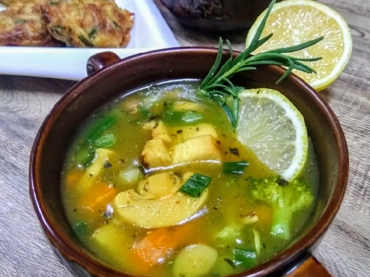 Easy Ways Make Recipes Supreme chicken veg soup with classic potatoes puffs the Can Spoil the Tongue Can Pamper Your Tongue.