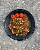 Hủ tiếu lứt sốt chả lụa tương đậu [Eat clean - Lose weight]