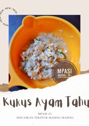 Foto resep MPASI 1y+ : Kukus Ayam Tahu
