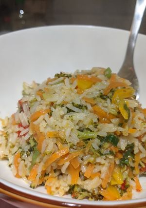 A picture of Brocolli and Peanut Stir Fry #newcookschallenge.