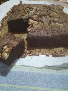 Una foto de Brownie de frutos secos