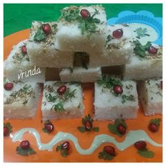 A picture of Farali dhokla.