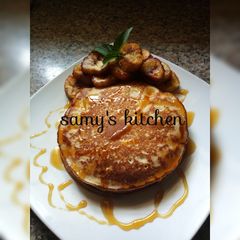 A picture of Pancake recipe by samy's kitchen.