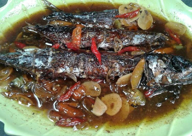 Resep Panggang salem kecap pedas Lezat