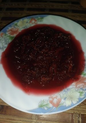 صورة لوصفة مربي بنجر بالجزر