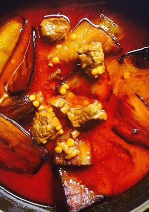 عکسی از دستور خورشت بادمجان
