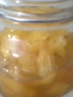 Foto de Compota de abacaxi, vinho e uva-passa