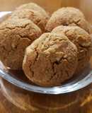 Galletitas integrales de miel y coco con pasas de uva