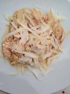 Una foto de Calabacín con queso