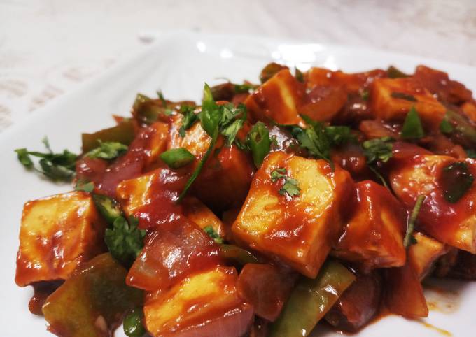 Paneer Chilli Recipe By Mital Viramgama Cookpad