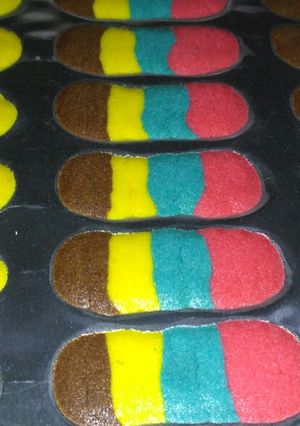 Foto resep Lidah kucing rainbow