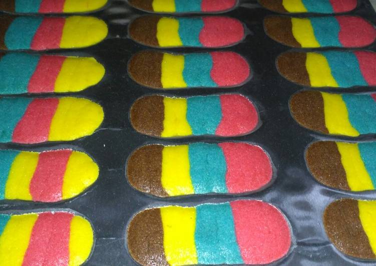 Cara termudah untuk Vegan LezatLidah kucing rainbow