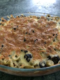 صورة لوصفة بيتزا المكرونه