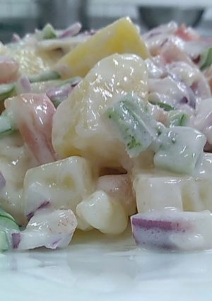 A picture of Potato salad.
