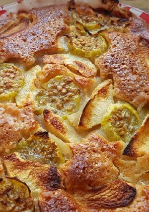 Foto di Torta di mele e fichi d'India senza uova e senza latte