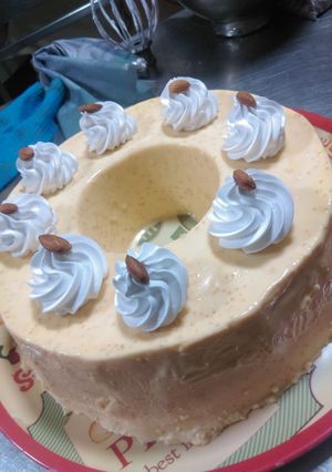 Una foto de Mousse de aguaymanto