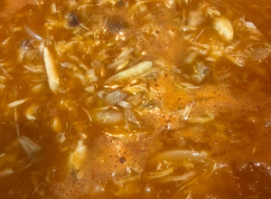 Una foto de Tinga de pollo