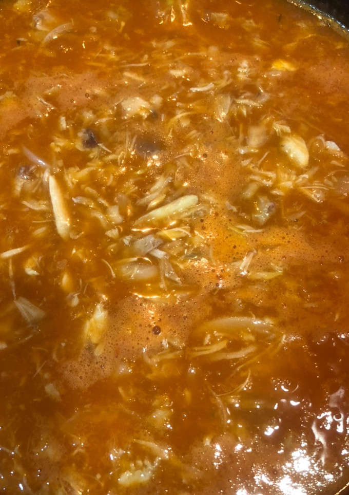 Una foto de Tinga de pollo