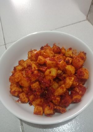 Foto resep Kentang cabe bumbu ebi