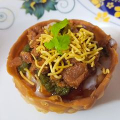 Katori chaat A picture of Katori chaat.