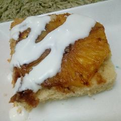 Pineapple 🍍 upside down cake A picture of Pineapple 🍍 upside down cake.