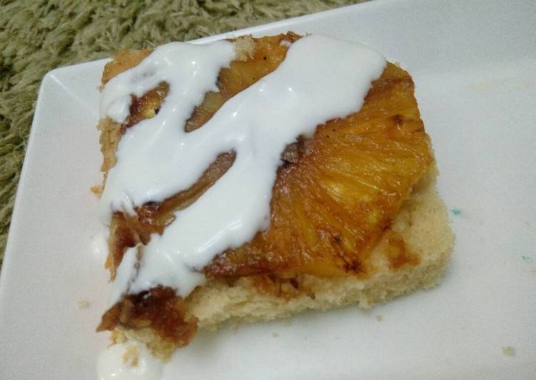 Pineapple π upside down cake Pineapple π upside down cake