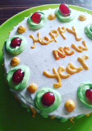 एगलेस वनीला केक(Eggless vanilla Cake recipe in hindi) रेसिपी मुख्य फोटो