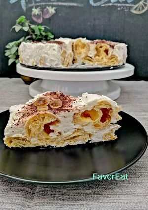Buborék torta fehércsokis krémmel recept fotója