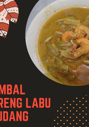 Foto resep Sambal Goreng Labu + Udang