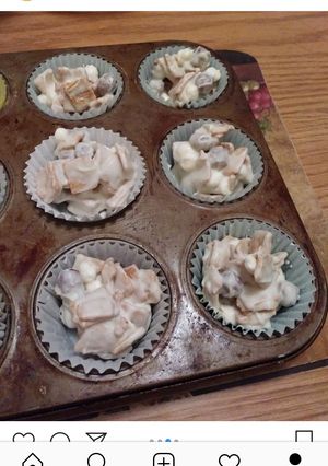A picture of Simple White Chocolate Smores Cluster Cookies.