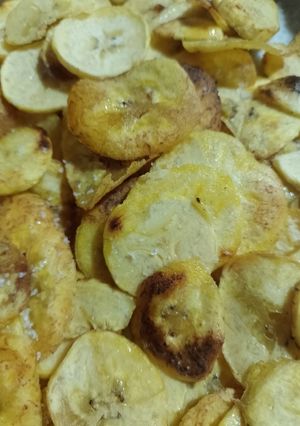 Una foto de Chips de plátano