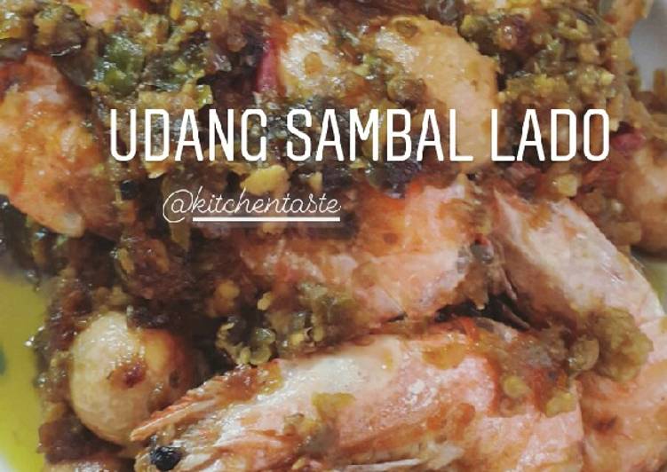 Resep UDANG SAMBAL LADO ala Kitchentaste, Sempurna