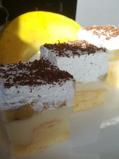 Banános krémes, gluténmentesen recept fotója