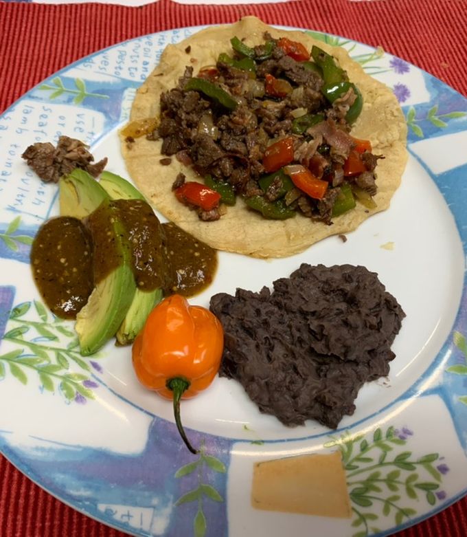 Una foto de Asado huichol