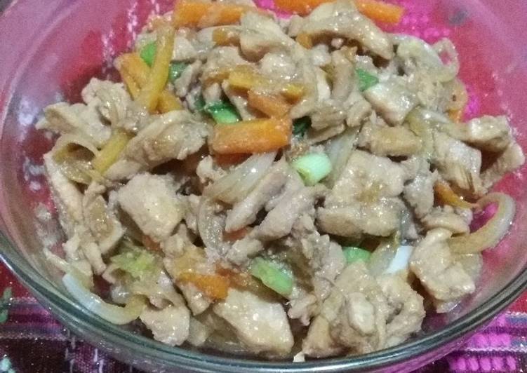 Chicken Teriyaki with Carrot