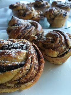 Kakaós csiga kicsit másképp formázva, gluténmentesen recept fotója