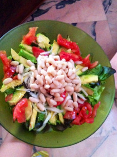 Una foto de Ensalada de alubias