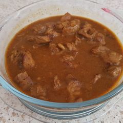 A picture of My Lamb Curry 😀.