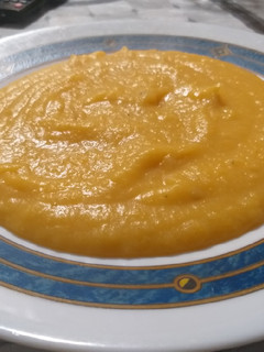 Una foto de Crema de calabaza