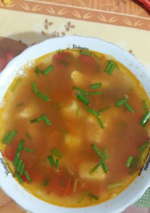Hình của món Canh chua đậu non.